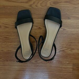 A New Day small black heel sandals